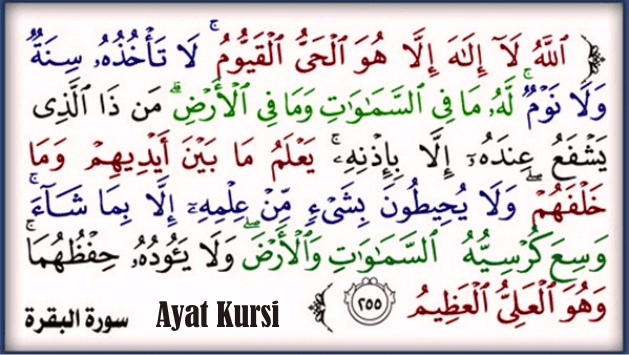 Ayatul Kursi Translation In Urdu & English