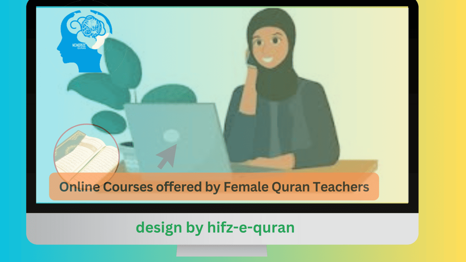 Online courses offered by female Quran teachers.
