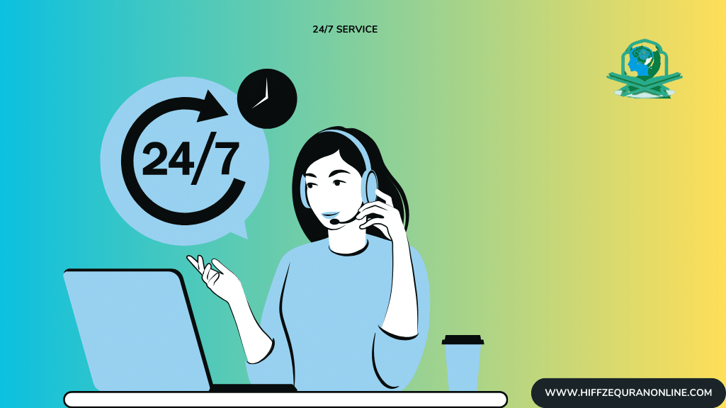 We offer Quran Reading round world Service 24/7